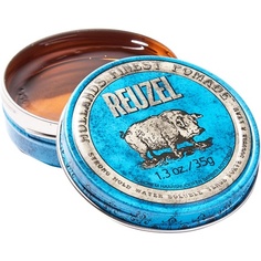 Синий водорастворимый воск для волос Pomade сильной фиксации для мужчин 35 мл, Reuzel