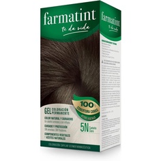 Перманентная гелевая краска для волос 155 5N Коричневая, Farmatint