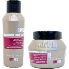 Kepro Kaypro Шампунь и маска для ухода за волосами Mini Curl 100 мл, Kay Pro