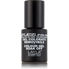 Лак для ногтей Laylagel Цвет флуоресцентный оранжевый 0,01, Layla Cosmetics