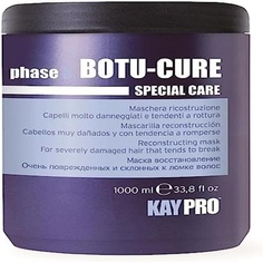 Kepro Botu-Cure Восстанавливающая маска с растительными пептидами для сильно поврежденных волос 1000мл, Kay Pro