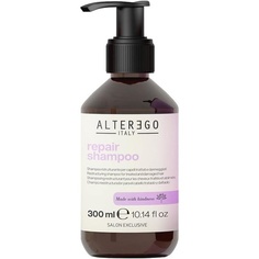 Восстанавливающий реструктурирующий шампунь для поврежденных волос 300мл, Alterego Alterego®