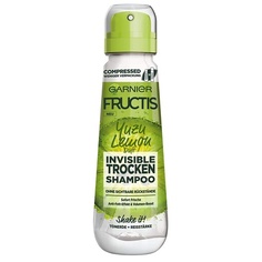 Fructis Invisible Сухой шампунь для увеличения объема для плоских, жирных волос, 100 мл, аромат юдзу, лимона, Garnier
