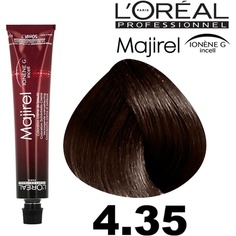 Краска для волос L&apos;Oreal Professionel Majirel 50 мл 4,35 золотисто-коричневого цвета красного дерева L'Oreal