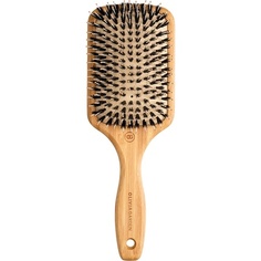 Bamboo Touch Brush Экологичная бамбуковая комбинированная щетка для распутывания волос из нейлона и кабаньей щетины, размер L, Olivia Garden