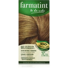 Перманентная гелевая краска для волос 7C Пепельный блондин, Farmatint