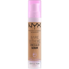 Сыворотка-корректор Bare With Me Concealer Serum Natural Medium Cover 9,6 мл 08 Sand, Nyx Professional Makeup