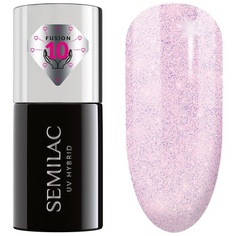 Лак для ногтей Extend Care 5в1 с блестками нежно-розового цвета, 7 мл, Semilac