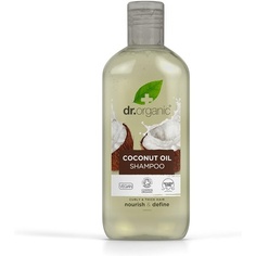 Натуральный веганский шампунь с кокосовым маслом, без парабенов и SLS, увлажняющий, 265 мл, Dr Organic