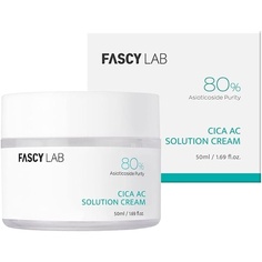 Lab Cica Cream Корейский увлажняющий крем для лица для ухода за кожей для кожи, склонной к акне, 50 мл, Fascy