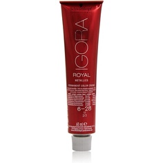 Перманентная краска для волос Igora Royal № 6-28 Темно-русый пепельно-красный 60 мл, Schwarzkopf