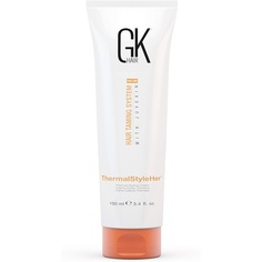 Global Keratin Thermalstyleher Hair Cream, 3,4 жидких унции/100 мл — термокрем для укладки, термозащита от вьющихся волос — все типы волос, Gk Hair