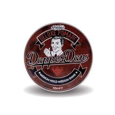 Помада Deluxe для мужчин, средство для укладки волос, средней фиксации, среднего блеска, со свежим цитрусовым ванильным ароматом, 1,7 жидких унции, Dapper Dan
