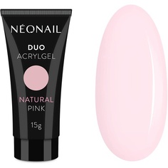 Duo Acrylgel Строительный удлиняющий гель натуральный розовый 15 г, Neonail