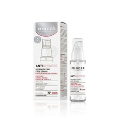 Mincer Pharma Регенерирующая увлажняющая сыворотка для лица против покраснений с каштаном, гинкго двулопастным и центеллой азиатской 30 мл, Mincer Est. Pharma 1989