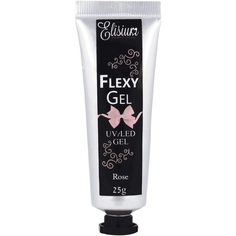 Flexygel Rose УФ/светодиодный гель для ухода за ногтями для маникюра, 25 г, Elisium