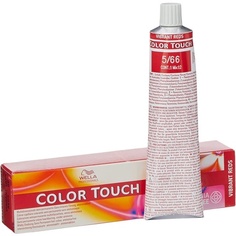 Professional Color Touch Яркие красные 5/66 Светло-коричневые фиолетовые интенсивные 60 мл, Wella