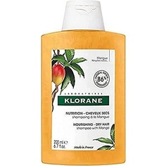 Шампунь с маслом манго 200мл для сухих волос, Klorane