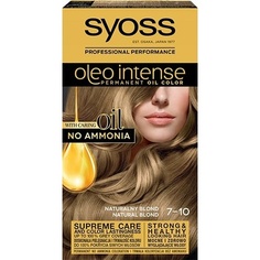 Краска для волос Oleo Intense 7-10 Натуральный Блондин 50мл, Syoss