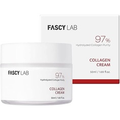 Lab Collagen Cream Антивозрастной крем с гидролизованным коллагеном и ниацинамидом, 1,69 жидких унции., Fascy