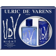 Мужской подарочный набор из 2 предметов «Ночь»: туалетная вода-спрей 100 мл + парфюмированный дезодорант-спрей 200 мл, Ulric De Varens