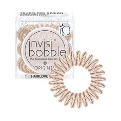 Оригинальные резинки для волос бронзовые спиральные прозрачные для женщин, Invisibobble