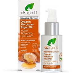 Марокканское аргановое масло, сыворотка для глаз, восстанавливающая тонкие линии, для мужчин и женщин, натуральная, веганская, без парабенов и без Sls, органическая, 15 мл, Dr Organic