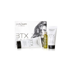 Средство Fiber Btx для волос с аргановым маслом, коллагеном и кератином — основа, маска для волос и концентрат, Postquam