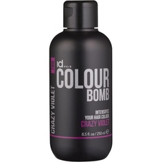 Idhair Color Bomb Crazy Violet Черный 250мл, Id Hair