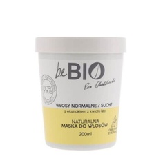 Натуральная маска для нормальных/сухих волос 200мл, Bebio