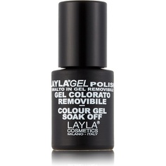 Лак для ногтей Laylagel Цвет Серебряный Голографический, Layla Cosmetics