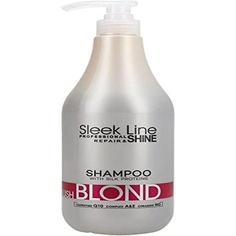 Sleek Line Шампунь для румян для блондинок, 1000 мл, Stapiz