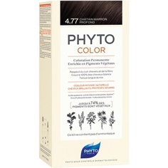 Перманентная краска для волос Phytocolor 4,77 Интенсивный каштановый с растительными пигментами 0,42 унции