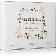 Instituto Espaг±Ol Парфюмерный набор для женщин Белые розы - - Edt, Увлажняющий крем, Гель для душа, Aire De Sevilla