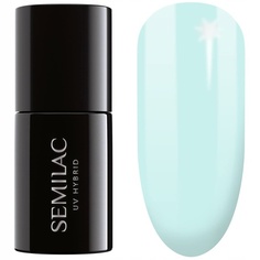 УФ-лак для ногтей Mint Refresh 387 7 мл - красочный и стойкий лак для интенсивных ногтей, Semilac