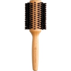Bamboo Touch Brush Экологичная круглая бамбуковая щетка для волос Touch Blowout со 100% щетиной кабана, 40 мм, Olivia Garden