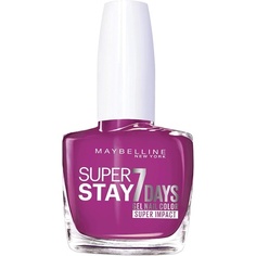 Maybelline Superstay 7 Days Super Impact Краска для ногтей 886 24/7 Фуксия 10 мл, Maybelline New York