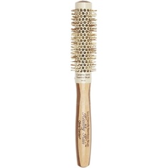 Bamboo Touch Brush Экологичная круглая бамбуковая и керамическая щетка для волос с термообдувом 23 мм, Olivia Garden