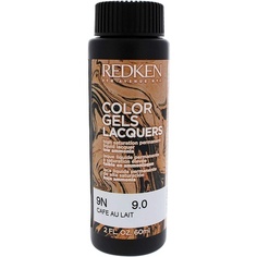 Color Gels Lacquer Стойкая краска для волос, № 9N Кофе с молоком, 60 мл, Redken