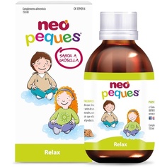Детский сироп Relax 150 мл — помогает уменьшить нервное беспокойство и беспокойство у детей — в основном содержит мелиссу, пассифлору и ромашку, Neo Peques