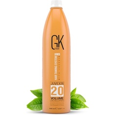 Global Keratin Professional Hair Creme 20 Volume Developer 1000 мл для отбеливания окрашивания волос - высокоэффективный долговечный полуперманентный тонер-краска для волос 1 л, Gk Hair