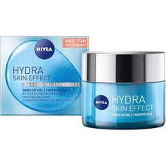 Гель для пробуждения Hydra Skin Effect, 50 мл, дневной крем для мягкой и гладкой кожи с чистой гиалуроновой кислотой, 72 часа увлажнения, Nivea