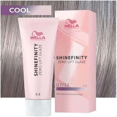 Shinefinity 07/12 Матовая полуперманентная краска для волос среднего пепельно-русого цвета, 60 мл, Wella