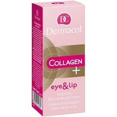 Collagen Plus Интенсивный омолаживающий крем для глаз и губ, Dermacol