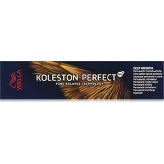 Koleston Perfect Meplus Перманентная крем-краска для волос темно-коричневый 4/77 средне-коричневый интенсивный 60 мл, Wella