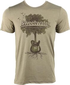 Футболка с рисунком Sweetwater «Guitar Tree» — размер X-Large