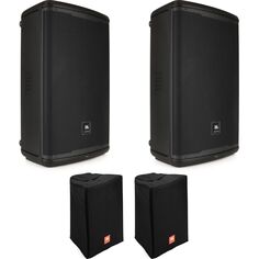 JBL EON 715 Пара 15-дюймовых активных динамиков мощностью 1300 Вт с крышками