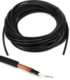 Лавовый кабель Инструментальный провод ELC — черный, 50 футов Lava Cable