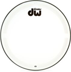 Пластик для бас-барабана с покрытием DW/прозрачный — 24 дюйма