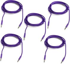 Патч-кабель Nazca Audio Noodles Eurorack, штекер TS 3,5 мм — штекер TS 3,5 мм — 150 см, фиолетовый